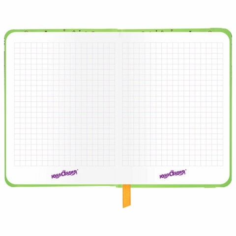 Блокнот с резинкой в клетку 96 л., МАЛЫЙ ФОРМАТ А6, 109х148 мм, твердая обложка, ЮНЛАНДИЯ, "Капибары", 116337