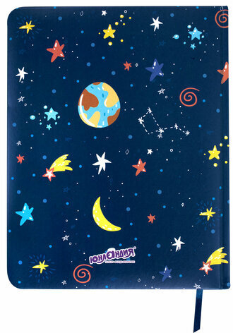 Дневник 1-4 класс 48 л., кожзам (твердая), печать, аппликация, ЮНЛАНДИЯ, "Ленивец", 106197