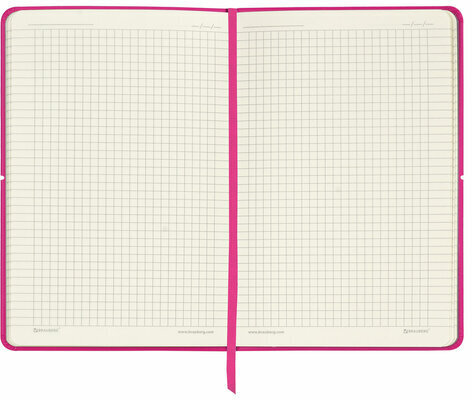 Блокнот А5 (148x218 мм), BRAUBERG "Metropolis X", под кожу, 80 л., резинка, клетка, малиновый, 111034