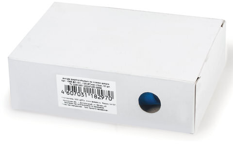 Бейджи вертикальные БОЛЬШИЕ (120x87 мм), КОМПЛЕКТ 10 шт., на синей ленте 45 см, ДПС, 1065.ВК-101