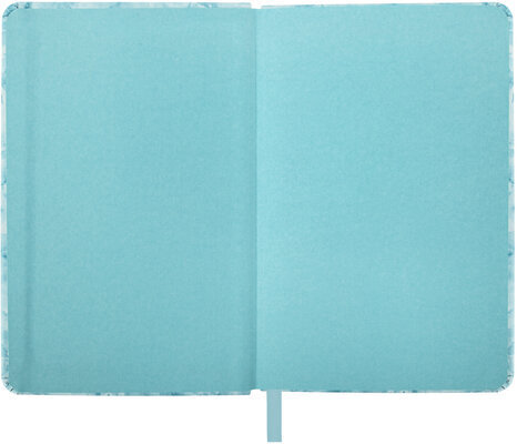 Ежедневник датированный 2023 А5 138x213 мм BRAUBERG "Marble", под кожу, синий, 114021