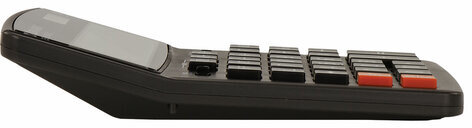 Калькулятор настольный BRAUBERG EXTRA-14-BK (206x155 мм), 14 разрядов, двойное питание, ЧЕРНЫЙ, 250474