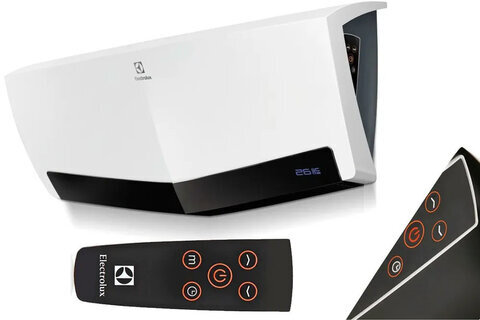 Тепловентилятор настенный ELECTROLUX EFH/W-7020, 2000 Вт, управление на корпусе, пульт ДУ, белый, НС-1029007