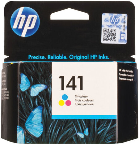 Картридж струйный HP (CB337HE) DJ C4283/C5283/D5363/Officejet J5783 и др, №141, цветной, оригинальный