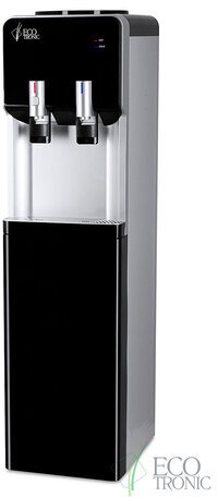 Кулер для воды ECOTRONIC M40-LCE, напольный, НАГРЕВ/ОХЛАЖДЕНИЕ ЭЛЕКТРОННОЕ, шкаф, 2 крана, 11478