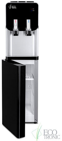 Кулер для воды ECOTRONIC M40-LCE, напольный, НАГРЕВ/ОХЛАЖДЕНИЕ ЭЛЕКТРОННОЕ, шкаф, 2 крана, 11478
