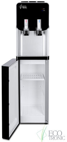 Кулер для воды ECOTRONIC M40-LCE, напольный, НАГРЕВ/ОХЛАЖДЕНИЕ ЭЛЕКТРОННОЕ, шкаф, 2 крана, 11478