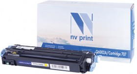 Картридж лазерный NV PRINT (NV-Q6002A) для HP ColorLaserJet CM1015/2600, желтый, ресурс 2000 стр.