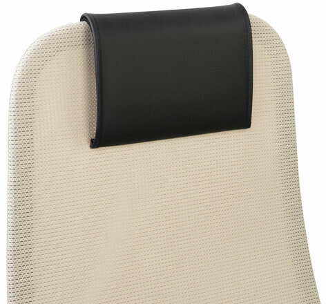 Кресло офисное BRABIX PREMIUM "Ultimate EX-800" хром, плотная двойная сетка Х2, черное/бежевое, 532913