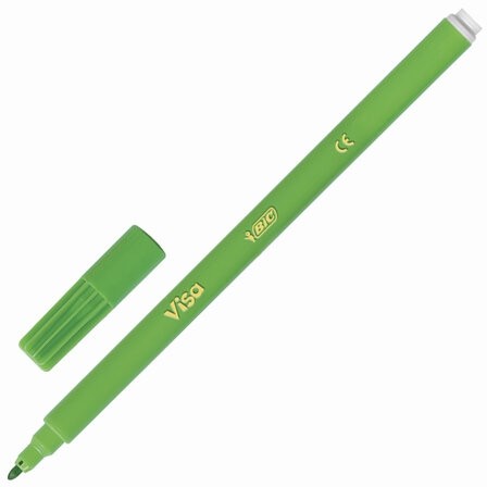 Фломастеры BIC "Kids Visa", 12 ЦВЕТОВ, суперсмываемые, вентилируемый колпачок, европодвес, 889695, 888695