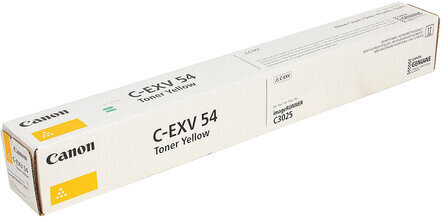 Тонер CANON (C-EXV54Y) C3025i, желтый, оригинальный, ресурс 8500 страниц, 1397C002