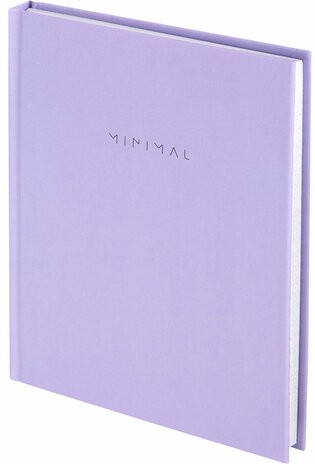 Блокнот МАЛЫЙ ФОРМАТ 110х147 мм, А6, 80 л., твердый, клетка, BRAUBERG "Minimal", сиреневый, 116448