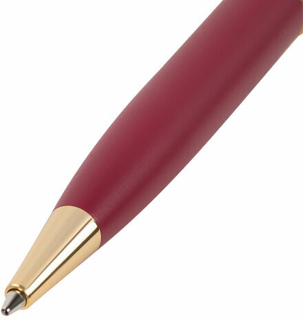 Ручка подарочная шариковая GALANT "Rossi", корпус красный, детали золото, узел 0,7 мм, линия письма 0,5 мм, синяя, 144172