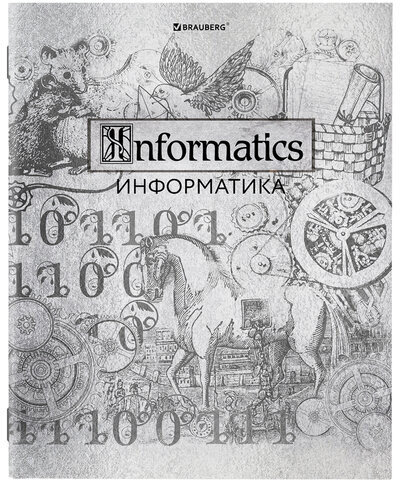 Тетради предметные, КОМПЛЕКТ 12 ПРЕДМЕТОВ, "SILVER", 48 листов, с серебряной обложкой, BRAUBERG, 404034