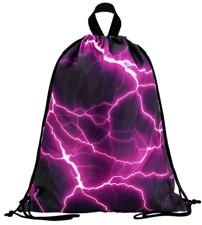 Мешок для обуви BRAUBERG большой удобный с ручкой, 51х41 см, Lightning, 272400