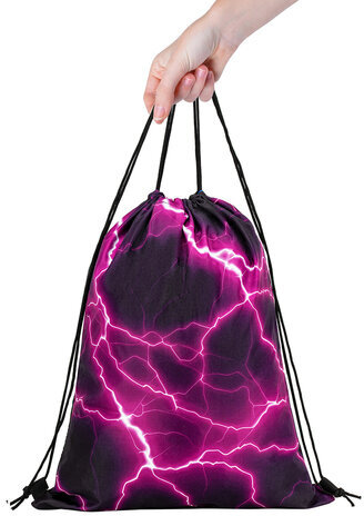 Мешок для обуви BRAUBERG большой удобный с ручкой, 51х41 см, Lightning, 272400