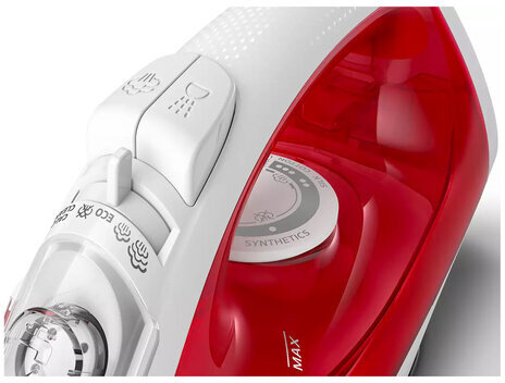 Утюг PHILIPS GC1742/40, 2000 Вт, антипригарное покрытие, самоочистка, красный