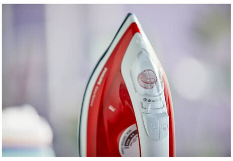 Утюг PHILIPS GC1742/40, 2000 Вт, антипригарное покрытие, самоочистка, красный
