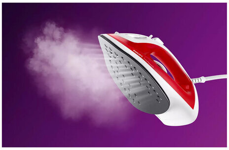 Утюг PHILIPS GC1742/40, 2000 Вт, антипригарное покрытие, самоочистка, красный