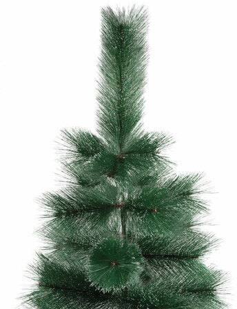 Ель новогодняя искусственная "Пушистая" 180 см, с инеем и шишками, зеленая, ЗОЛОТАЯ СКАЗКА, 592045