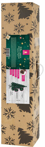 Ель новогодняя искусственная "Пушистая" 180 см, с инеем и шишками, зеленая, ЗОЛОТАЯ СКАЗКА, 592045