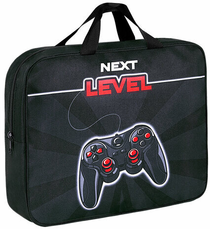 Папка на молнии с ручками BRAUBERG А4, 1 отделение, полиэстер, 80 мм, "Next level", 271483