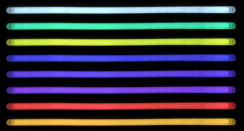 Светящиеся (неоновые) палочки-браслеты "100 шт. + 5 в ПОДАРОК!" в тубе, ЗОЛОТАЯ СКАЗКА, 662596