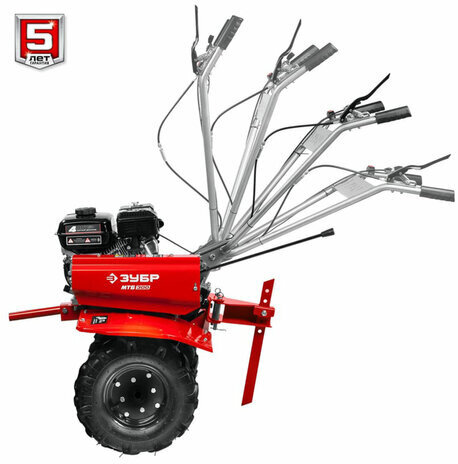 Бензиновый мотоблок ЗУБР МТБ-300, 5150 Вт, 4-тактный, 7 л.с., объем двигателя 212 см3, МТБ-300