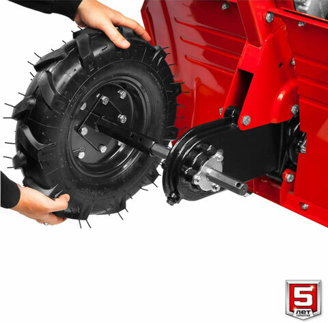 Бензиновый мотоблок ЗУБР МТБ-300, 5150 Вт, 4-тактный, 7 л.с., объем двигателя 212 см3, МТБ-300