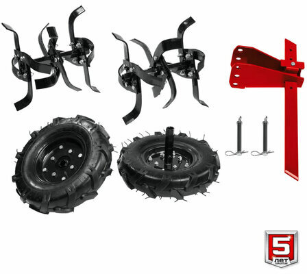 Бензиновый мотоблок ЗУБР МТБ-300, 5150 Вт, 4-тактный, 7 л.с., объем двигателя 212 см3, МТБ-300