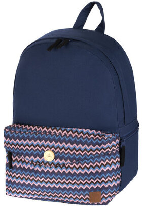 Рюкзак BRAUBERG, универсальный, сити-формат, синий, карман с пуговицей, 20 литров, 40х28х12 см, 225352