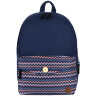 Рюкзак BRAUBERG, универсальный, сити-формат, синий, карман с пуговицей, 20 литров, 40х28х12 см, 225352