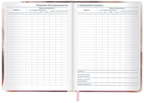 Дневник 1-11 класс 48 л., кожзам (твердая), застежка, BRAUBERG, "Котик с рыбкой", 107229