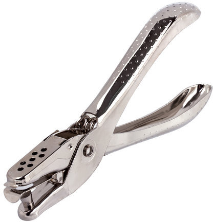 Дырокол металлический на 1 отверстие BRAUBERG "HL-1", до 6 листов, 226867