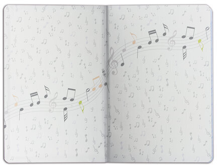 Дневник для музыкальной школы 140х210 мм, 48 л., обложка кожзам гибкая, BRAUBERG, справочный материал, синий, 105498