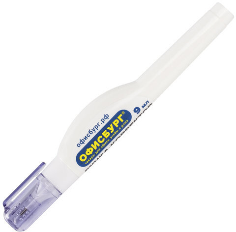 Ручка-корректор ОФИСБУРГ, 9 мл, металлический наконечник, 227574