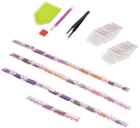 Картина стразами (алмазная мозаика) 30х40 см, ОСТРОВ СОКРОВИЩ "Букет в вазе", без подрамника, 662562