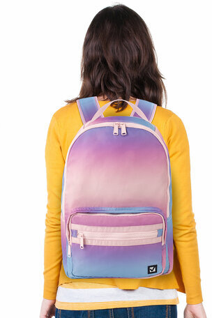 Рюкзак BRAUBERG MULTICOLOR универсальный, нейлон, "Rainbow", 43х28х14 см, 229888