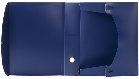 Короб архивный (330х245 мм), 70 мм, пластик, разборный, до 600 листов, синий, 0,9 мм, BRAUBERG "Energy", 231539