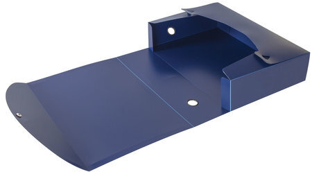 Короб архивный (330х245 мм), 70 мм, пластик, разборный, до 600 листов, синий, 0,9 мм, BRAUBERG "Energy", 231539