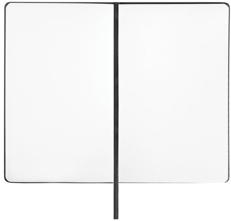 Скетчбук, белая бумага 140 г/м2 130х210 мм, 80 л., КОЖЗАМ, резинка, BRAUBERG ART CLASSIC, черный, 113183