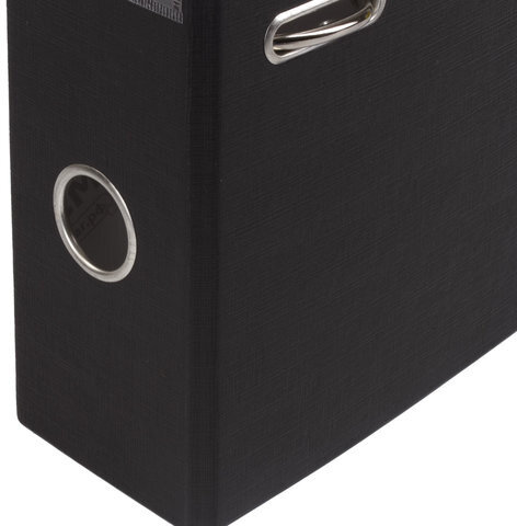 Папка-регистратор ОФИСМАГ с арочным механизмом, покрытие из ПВХ, 75 мм, черная, 225748