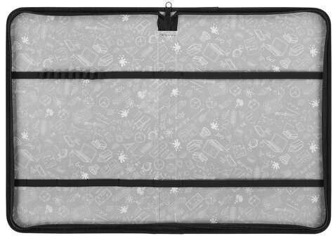 Папка на молнии BRAUBERG А4 с ручкой, с органайзером, 1 отделение, "Savage lion", 272218