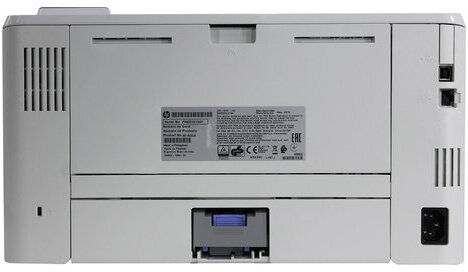 Принтер лазерный HP LaserJet Pro M404n А4, 38 стр./мин, 80000 стр./мес., сетевая карта, W1A52A