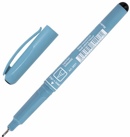 Ручка капиллярная (линер) ЧЕРНАЯ CENTROPEN "Document", трехгранная, линия письма 0,7 мм, 2631/0,7, 2 2631 0104