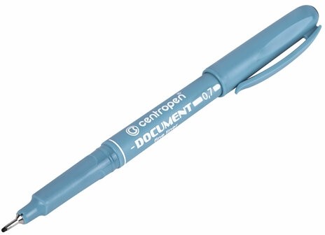 Ручка капиллярная (линер) ЧЕРНАЯ CENTROPEN "Document", трехгранная, линия письма 0,7 мм, 2631/0,7, 2 2631 0104