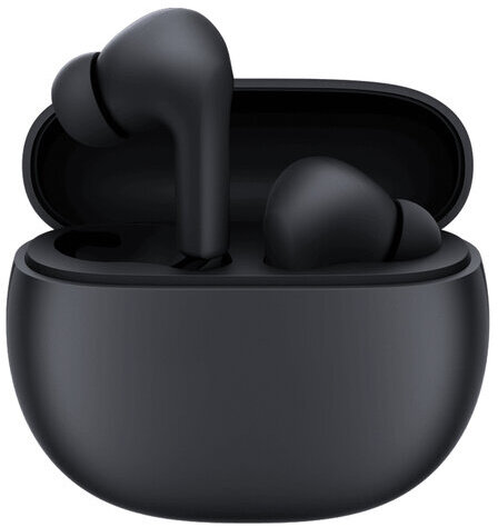 Наушники с микрофоном (гарнитура) беспроводные XIAOMI Redmi Buds 4 Active, Bluetooth, черные, BHR6992GL