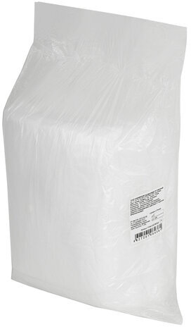 Халат одноразовый белый на кнопках КОМПЛЕКТ 10 шт., XXL, 110 см, резинка, 25 г/м2, СНАБЛАЙН