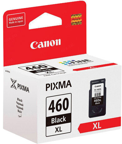 Картридж струйный CANON (PG-460XL) для Pixma TS5340 черный, повышенной емкости, оригинальный, 3710C001