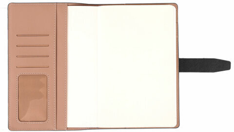 Ежедневник датированный 2025, А5, 143х218 мм, BRAUBERG "Journal", под кожу, застежка, органайзер, черный, 115882